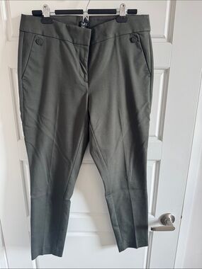 LOFT Olive Green Julie Ponte Pants